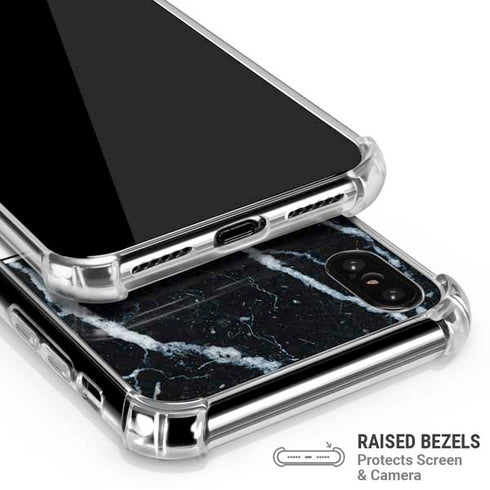 NBA Detroit Pistons Marble iPhone XS Max Clear Case